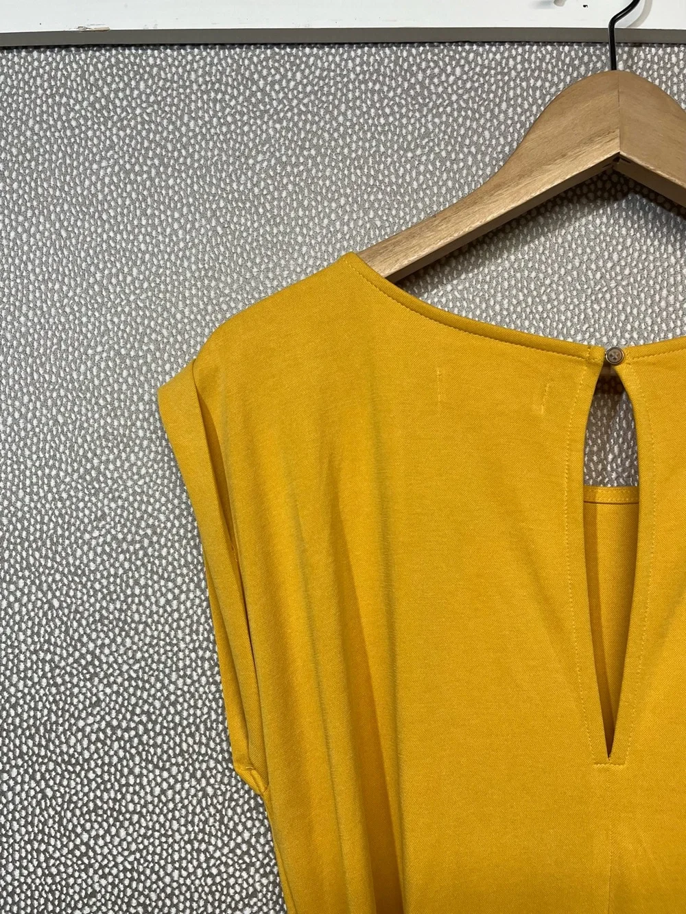 🆕 S Lou & Grey for Loft Mustard Belted Sleeveless Jumpsuit Romper NWT